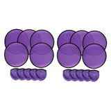 Maxbell 10 Pieces Folding Fans Portable for Performance Wedding DIY Outdoor Activity Violet