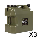 3xLarge Drinking Water Storage Container Carrier Jugs for Camping Backpacking