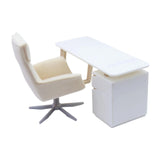 Maxbell 1:12 Scale Miniature Office Furniture Set for Miniature Landscape Simulation