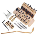 Maxbell Guitar Tremolo Bridge Maintenance Electric Guitar Replacement Tremolo System gold