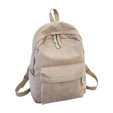 Maxbell School Backpack School Bag Casual Zipper Travel Bag for Travel Camping Party Light Brown