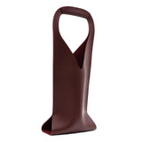 Maxbell Single Bottle Wine Carrier Wine Bottle Storage Bag for Holiday Bridal Shower Dark Red