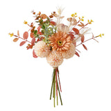 Maxbell Artificial Flowers Bouquet Photo Props Faux Plant for Kitchen Outside Summer Orange