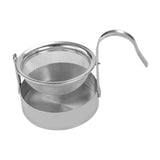 Maxbell Rotating Portable Sturdy Rotatable Tea Strainer for Living Room Office Hotel Silver