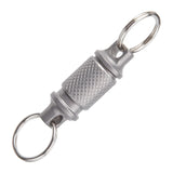 Maxbell 4xTitanium Alloy Keychain Key Holder Clip for Outdoor Tool Waist Belt Unisex