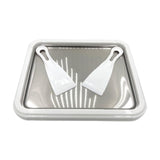 Maxbell Ice Cream Pan Fun Parent Child Activities Easy to Clean Ice Cream Cold Plate white