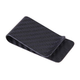 Maxbell 24xReal Carbon Fiber Money Clip Matte Black Credit Card Holder Money Wallet