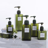 Maxbell 2pcs Foaming Soap Pump Dispenser Cosmetic Container Bottle 100ml 250ml Green