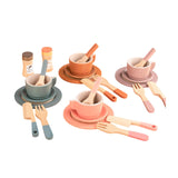 Maxbell Kids Tea Party Set Interactive Game Teacups Pretend Play Kitchen Accessories Style D