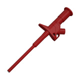 Maxbell Insulation Test Clip Hook Multimeter Heavy Duty Professional 4mm Banana Plug Red