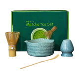 Maxbell 4 Pieces Matcha Tea Ceremony Set Portable Tea Bowl for Home Kitchen Ceremony