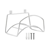 Maxbell Garden Hose Holder Wall Mount Hanger Water Hose Stand for Home Patio Outside Silver