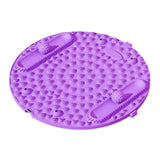 Maxbell Foot Massage Mat Thickened Portable Standing Pad for Home Gym Workout Office Violet
