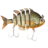 Maxbell Maxbell Multi Jointed Segmented Fishing Lures Jointed Swimbaits Crankbait  H