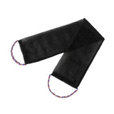Maxbell Exfoliating Washcloth Convenient Smooth Skin for Men and Women Body Scrubber Black