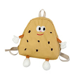 Maxbell Cookies Kids Backpack Zipper Closure Cute Rucksack for Nursery Children Gift Yellow