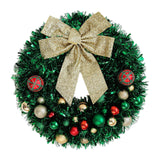 Maxbell Christmas Wreath Realistic Christmas Decoration for Celebration Wall Holiday Green