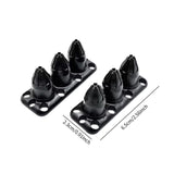 Maxbell 2 Pieces Boot Spikes Track and Field Running Spikes for Sports Short Running Black