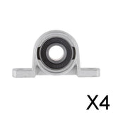 Maxbell 4xBore Ball Bearing Pillow Block Cast Housing Mounted Kit Parts Accessory 12mm A