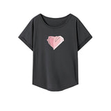 Maxbell Maxbell Womens T Shirt Summer Clothes Short Sleeve Top for Daily Wear Traveling Trip M