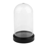 2x Acrylic Dustproof Cover Display Case Round Base for Action Figure 10x16cm