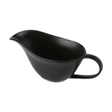 Maxbell Gravy Boat Elegant Photo Props Sauce Boat Container for Beefsteak BBQ Picnic black