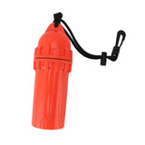 Scuba Diving Dry Box Cylindrical Dry Box for Boating Water Sports Snorkeling Orange