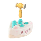 Maxbell Pounding Toy Hand Eye Coordination Whack Game Mole for Baby ToddlerChildren White