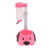 Maxbell Maxbell Plastic Pet Drinking Fountain, Dog & Cat Dish Bowl Bottle Water Dispenser Pink