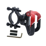 Motorcycle Hanger Hook Iron Adjustable Pipe Clamp Universal Bike Hanger Hook Black Red