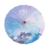 Maxbell Chinese Oiled Paper Umbrella Oriental Parasol for Holiday Stage Show Wedding Style I