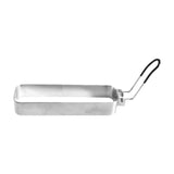 Maxbell Fried Egg Ring Muffin Omelette Ring for Griddle Pan Crumpet Ring Rectangular Black handle