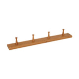 Maxbell Wooden Coat Hooks Wall Organizer Wall Mount for Kitchen Mudroom Wall or Door 4 Hooks