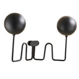 Maxbell Motorcycle Helmet Holder Wall Mount Wall Hanging Display 180 Degree Rotation with Double Balls