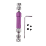 Maxbell Metal Rear Axle CVD Drive Shaft for 1/12 Wltoys 12428 12423 12628 Purple