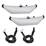 Inflatable Outrigger Stabilizer Water Float & Paddle Leash for Kayak Fishing