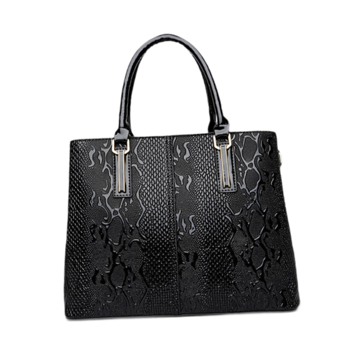 Maxbell Top Handle Satchel with Detachable Adjustable Strap Hobo Trendy Shoulder Bag Black