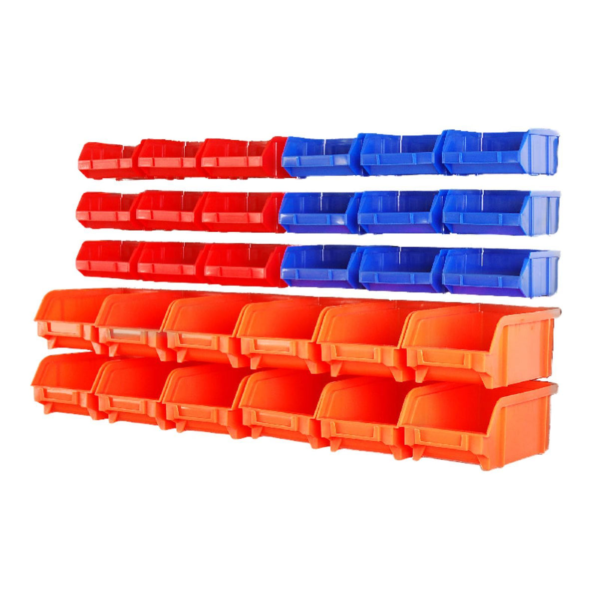 Maxbell 30x Wall Mounted Storage Rack System for Shop and Garage Storage Beads Tools