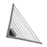 Maxbell Maxbell Triangle Foldable Sink Dish Drainer Versatile Accessory for Kitchen Portable 60x43x43cm Deep Grey