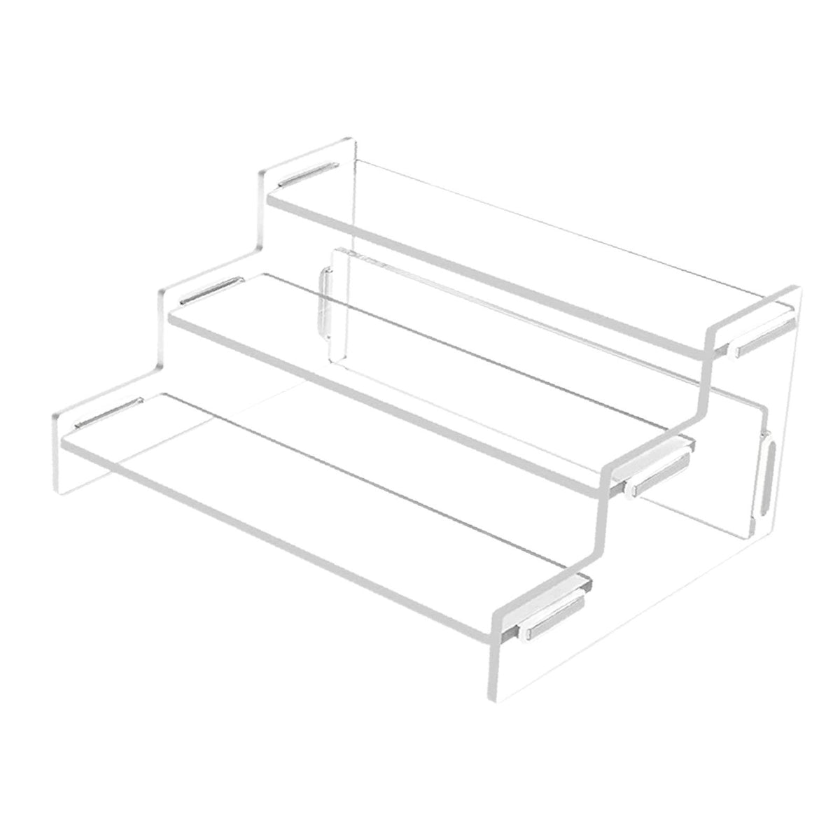 Maxbell Acrylic Riser Clear Display Stand Dessert Shelf for Cosmetics Models Jewelry