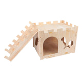 Maxbell Hamster House and Habitat Cage Accessories for Dwarf Mice Chinchilla Hamster