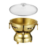 Maxbell Small Hotpot Cookware Stainless Steel Hot Pot for Household Hiking Party