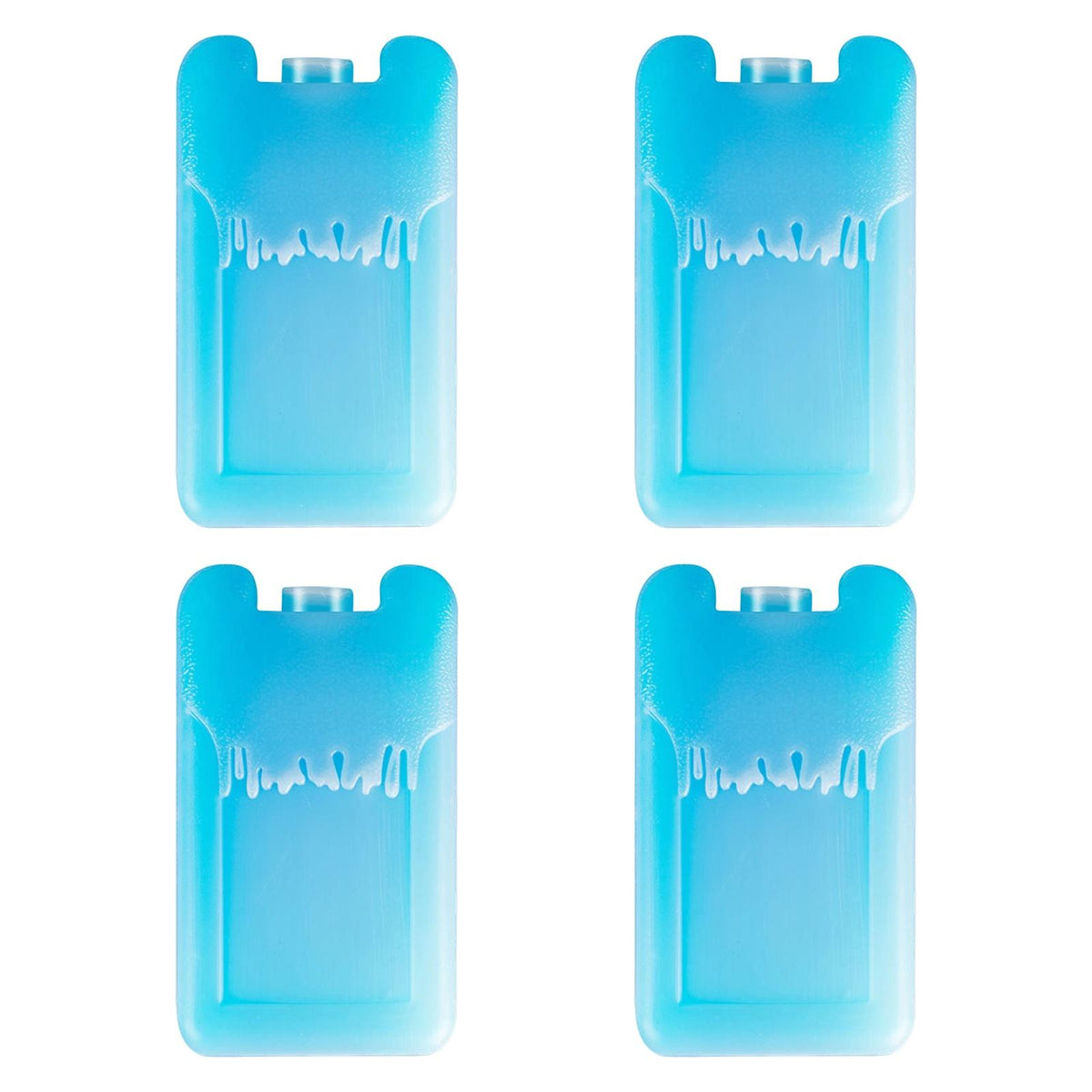Maxbell 4 Pieces Ice Packs for Lunch Boxes Portable Ice Blocks for Picnics Beach BBQ 150ML
