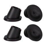 Maxbell 4Pcs Replacement Feet Accessories for Commode Chair Universal Chair Leg Cap 28mm
