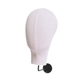 Maxbell Mannequin Head Wall Mounted Smooth for Hairdresser Training Salon Shop Props pin insertion