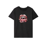 Maxbell Maxbell Women's T Shirt Summer Casual Crewneck Tee for Daily Wear Backpacking Office XXL Black
