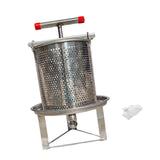 Maxbell Honey Press Machine Sturdy Manual Fruit Wine Press for Grape Olive Oil Juice 1  Filtration Mesh