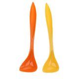 Maxbell 2-Pack Special Curved Design Pet Dog Cat Food Can Spoon with Long Handle