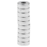 Maxbell 8x10 Pieces 7 mm Diameter Round Magnet with Hole for Screwdriver