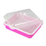 Maxbell Garden Seed Sprouter Tray Microgreens Growing Big Capacity Plant Germination Pink